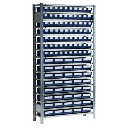 RAYONNAGE AVEC BACS-TIROIRS MDL:3 ET 5.3 L NB BAC:110 - SCHULTE LAGERTECHNIK