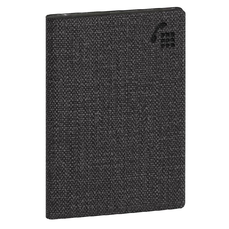 CARNET D'ADRESSES TAILOR 9 X 13 CM - COULEURS ASSORTIES - LOT DE 5