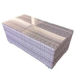 Resol garbar BRUNO Table Basse Intérieur, Extérieur 100x50 Gris - gris multi-matériau 59627_0