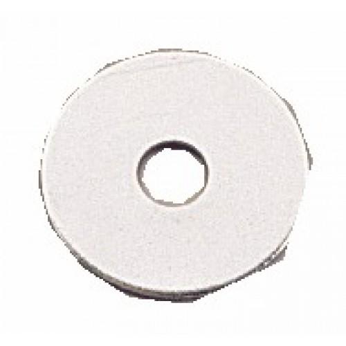 RONDELLES PLATES LLU - ACIER ZINGUÉ BLANC - DIAMÈTRE 20 MM - 25 PIÈCES BRICOZOR