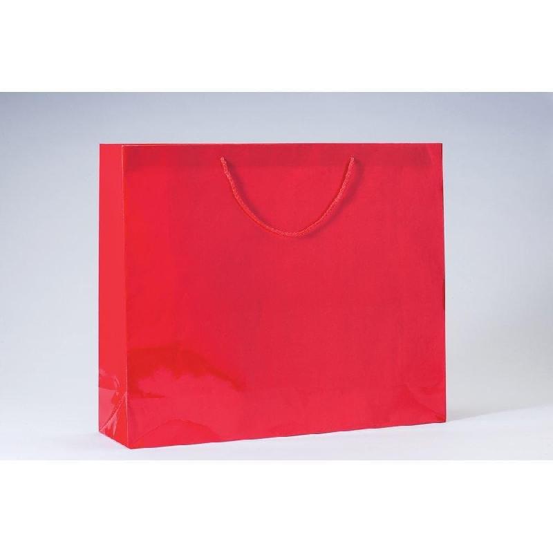 Sac Luxe pelliculé rouge 53x14x44cm - paquet de 12 unités_0