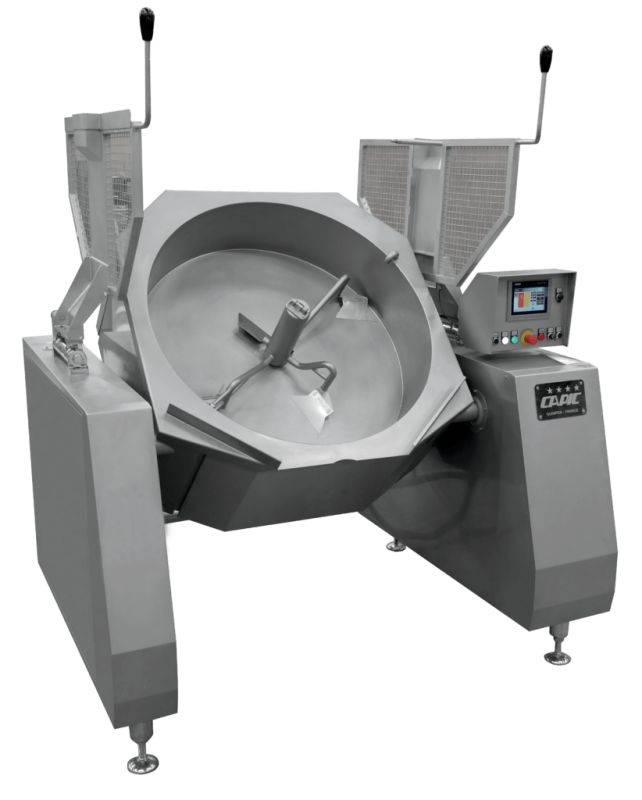 Sauteuse circulaire professionnelle - Capic - 280 L - Résistances électriques et bras racleur amovible_0
