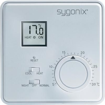 THERMOSTAT D'AMBIANCE EN SAILLIE SYGONIX 33988Q PROGRAMME JOURNALIER 5 À 30 °C