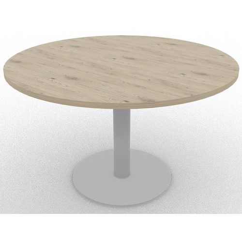 TABLE DE RÉUNION 120XH735 CM ÉP.25MM BRUNSWICK/GRIS ALU - EOL