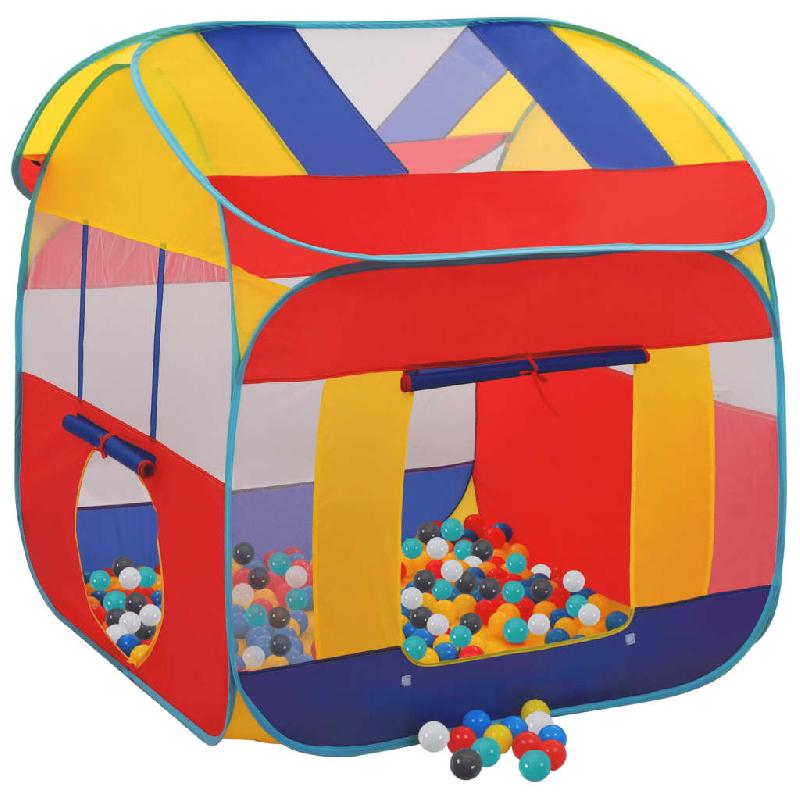 Tente de jeu multicolore avec 550 balles - 123 x 120 x 126 cm - 02_0005179_0