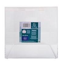 URNE TRANSPARENTE AVEC COUVERCLE 21CM - CRISTAL