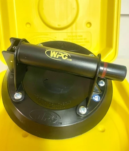 Ventouse Power Grip Lexan - Capacité 56 kg - Référence PG21006 - Disque caoutchouc 200mm - Pompe manuelle intégrée_0