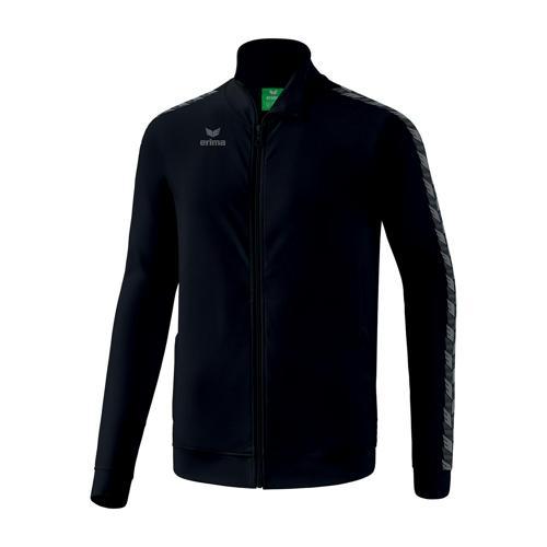 VESTE DE SURVÊTEMENT - ERIMA - TRACKTOP ESSENTIAL TEAM NOIR/GREY