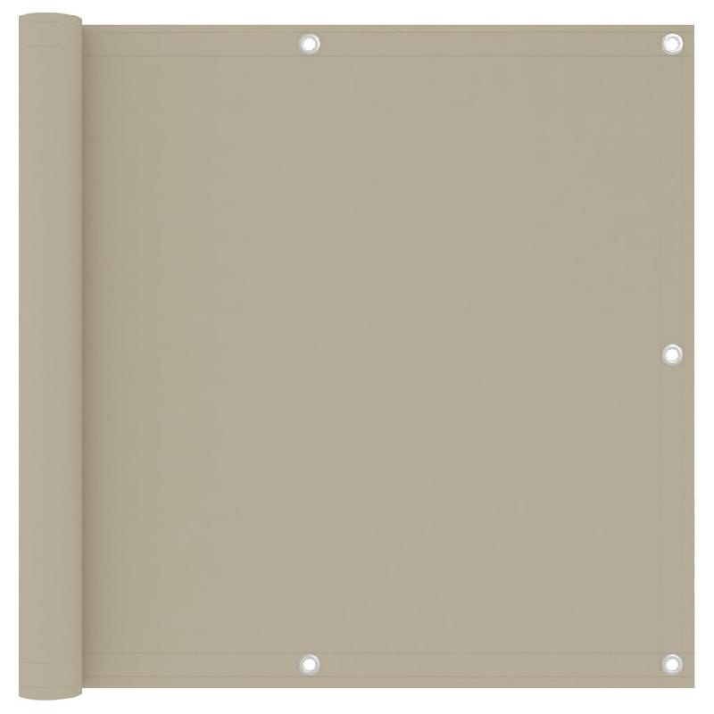 VidaXL Écran de balcon Beige 90x300 cm Tissu Oxford Modèle Horizon Max - beige 134940_0