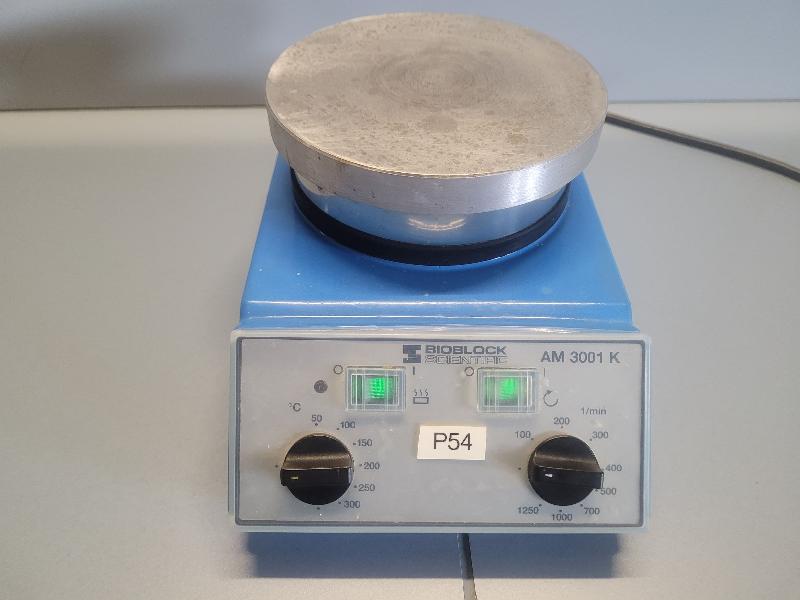 Agitateur magnétique chauffant bioblock scientific am 3001 k_0