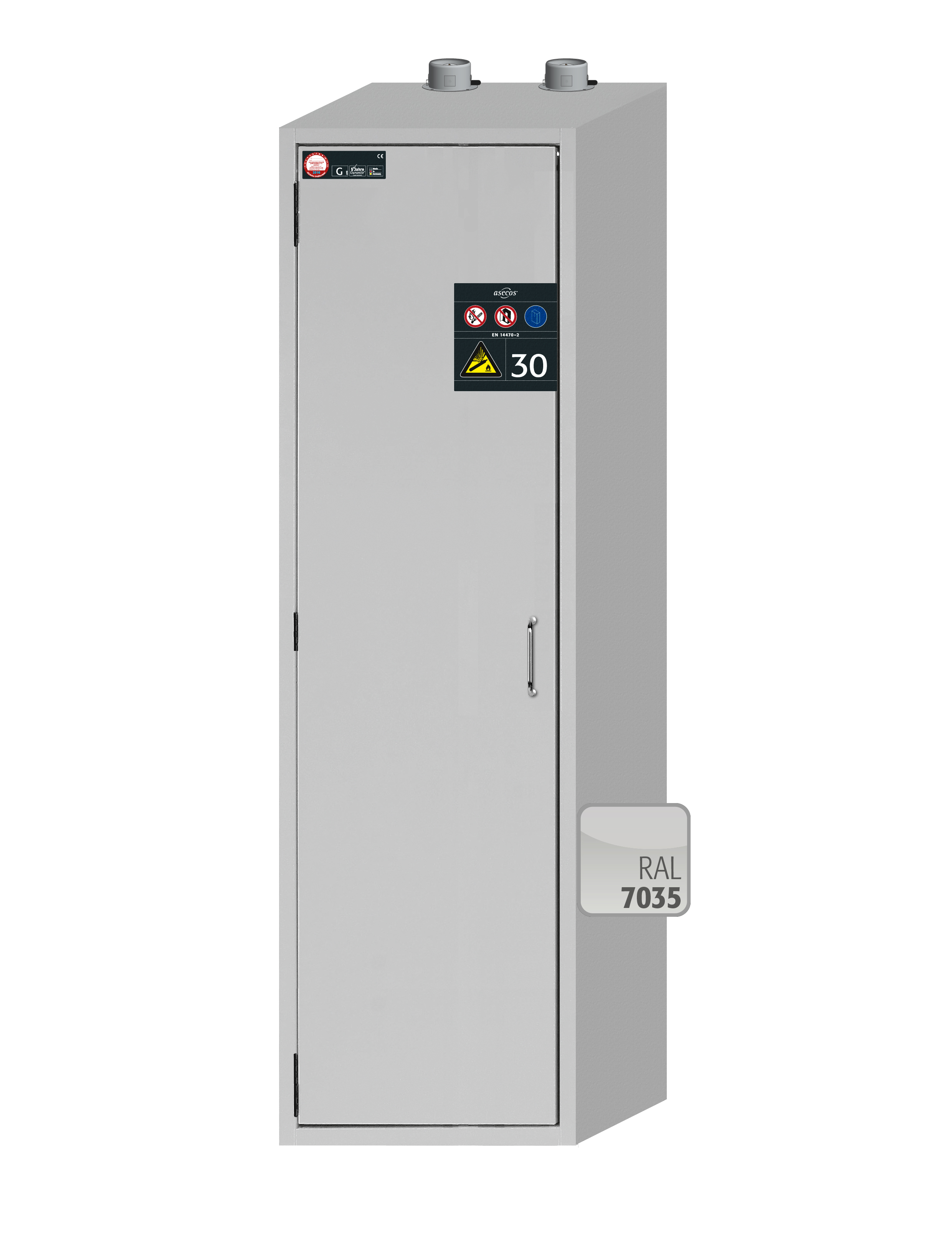 Armoire de stockage intérieure pour bouteilles de gaz G-CLASSIC-30 - Modèle G30.205.060 - Réf 30685-001-30687, conforme NF EN 14470-2_0