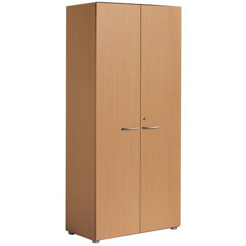 ARMOIRE HAUTE 2 PORTES HETRE H 201CM - MANUTAN EXPERT