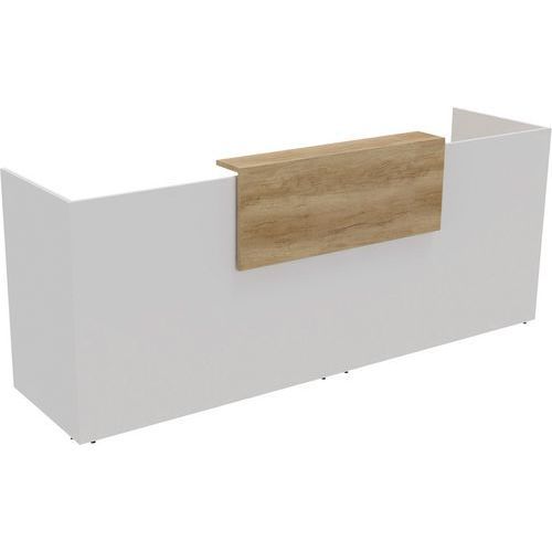 BANQUE D'ACCUEIL FILIA + 28 M CHÊNE VIEILLI/BLANC - BURONOMIC