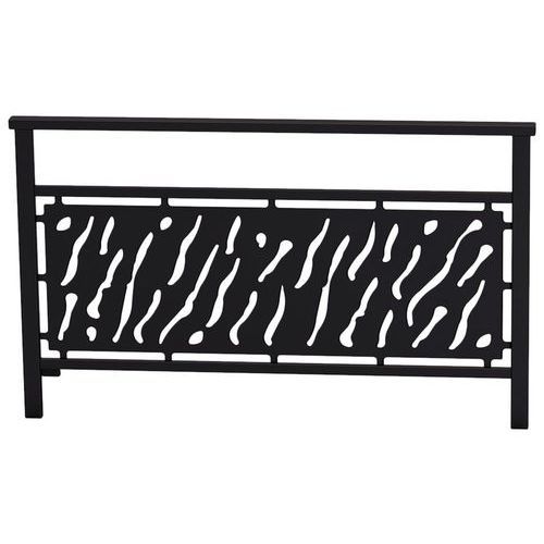 BARRIÈRE VENISE 1.50M STRUCTURE TÔLE DÉCOUPÉE ZINC NOIR 9005 - PROCITY