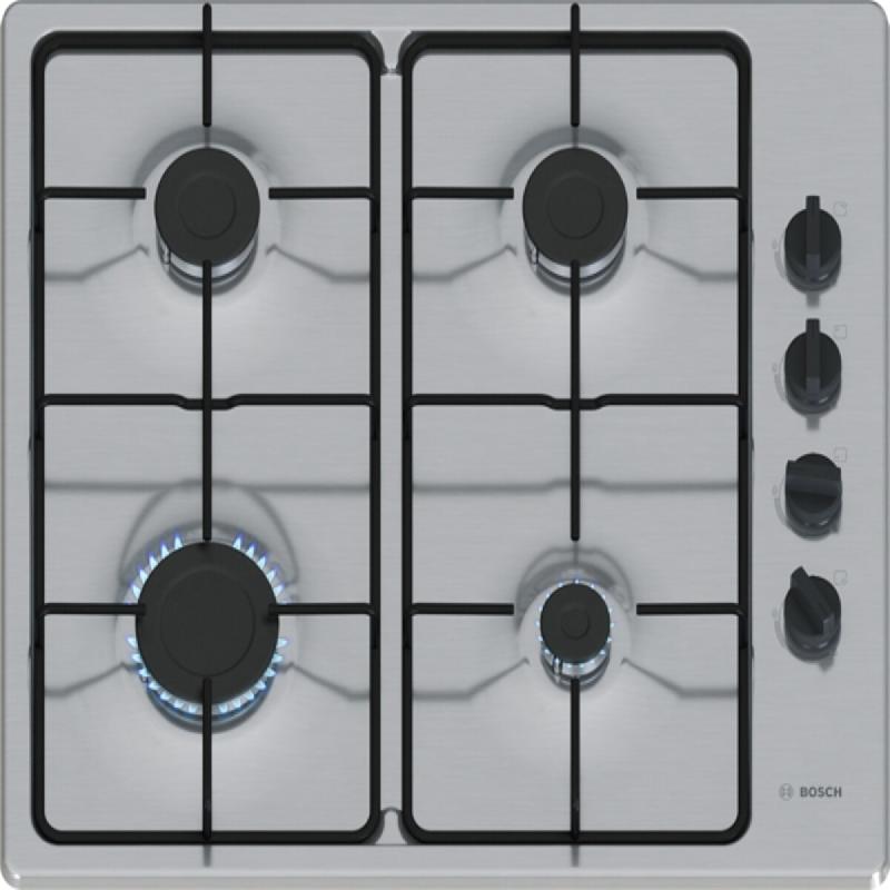 Bosch Serie 2 Série 2 Table gaz 60 cm Inox - argenté inox 034-1246259_0