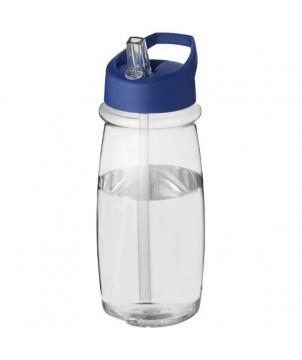 BOUTEILLE DE SPORT H2O ACTIVE PULSE 600ML COUVERCLE À BEC VERSEUR BLEU - GOURDES DE SPORT PUBLICITAIRES PERSONNALISÉES