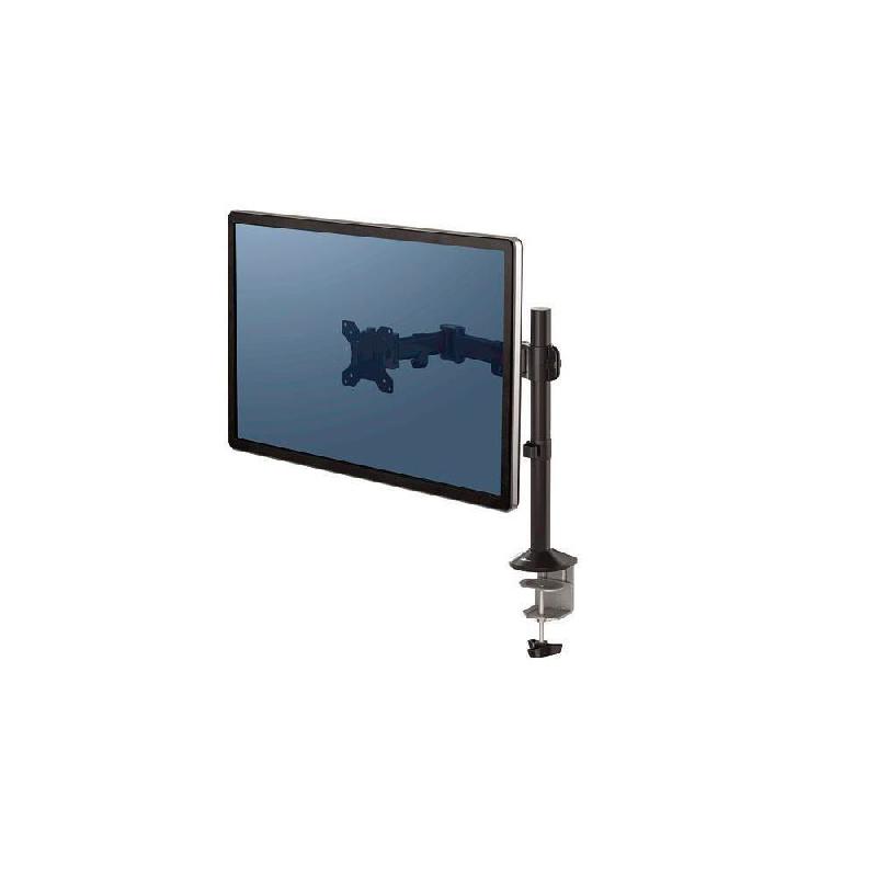 BRAS PORTE-ECRAN SIMPLE FELLOWES REFLEX - NOIR