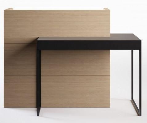 Caisse Philosophy PM 1100 et GM 1500 - Meuble de salon de beauté en bois stratifié avec console PMR_0