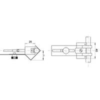 Capteur de température thermocouple pour mesurer en surface sur conduites tubes Ø 12 à 30mm - Référence : FTA8069_0