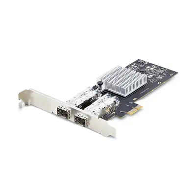 Carte Réseau GbE SFP à  2 Port, PCIe 2.0 x1, Intel I350-AM2, Carte Contrôleur 2x 1GbE, 1000BASE Cuivr_0