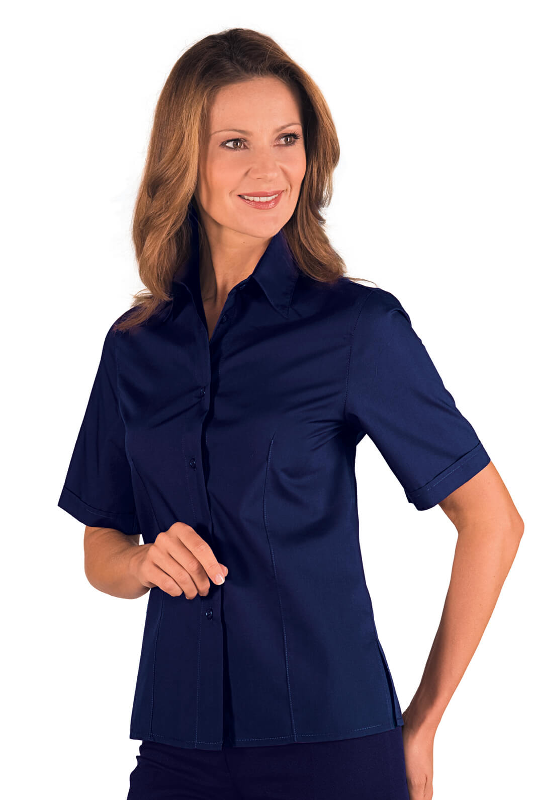 CHEMISETTE FEMME BLEUE KYOTO