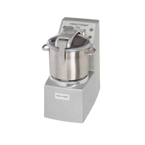Cutter vertical modèle R 20 triphasé 400 V 2 vitesses inox 20 litres_0