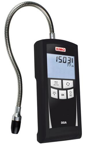 DÉTECTEUR DE FUITES DE GAZ COMBUSTIBLE, 0-10000 PPM, ALARME, ÉCRAN 2 LIGNES