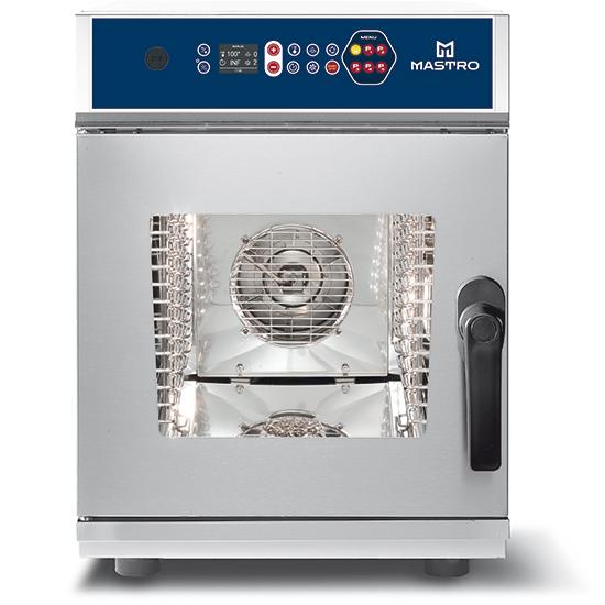 Four mixte électrique professionnel à vapeur - commande numérique - 6 GN 2/3 - lavage automatique - AIB0053_0