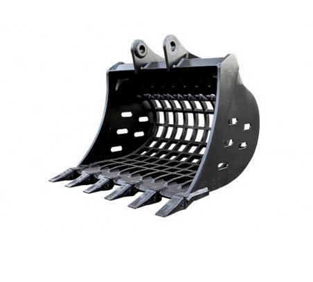 Godet squelette GSQ28-500 pour minipelle 1,2 à 2,8T - 500 mm - Uniter45_0