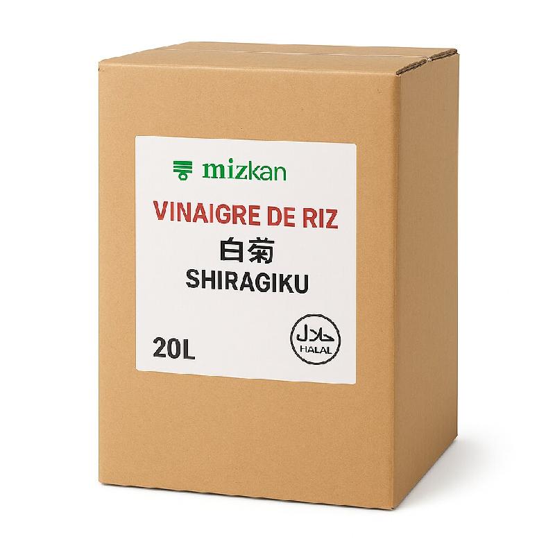 Halal | Vinaigre de riz MIZKAN Shiragiku UK 20L - 5060050030377_0