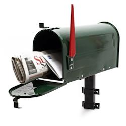 HELLOSHOP26 - Us mailbox boite aux lettres design américain vert montage au mur poste 16_0000336 - 3000997899783_0