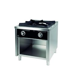HR FAINCA Fourneau à gaz Série 900 sur placard - 1 brûleur central - Acier inoxydable 18/10 - Dimensions 800x930x891 mm - Puissance 25 kW - Réf. PLL9008E_0