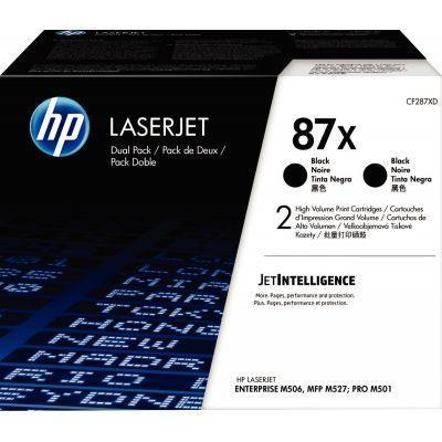 Lot de 2 cartouches laser à la marque HP CF287XD noires haute capacité_0