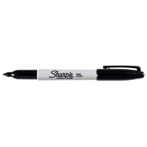 MARQUEUR PERMANENT - POINTE FINE - NOIR - SHARPIE® - PAR 12 SHARPIE