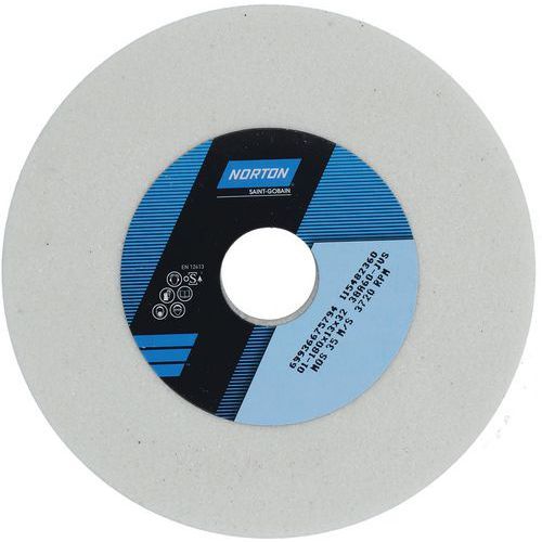 MEULE PLATE AFFÛTAGE OUTILS 38A Ø180X13X32MM 38A60JVS - NORTON