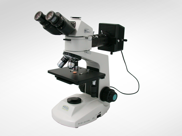 Microscope métallurgique professionnel MBL3300 - analyse des métaux avec photo et caméra vidéo_0