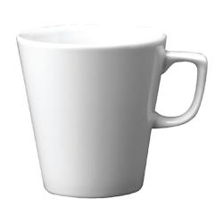 Mugs café Latte blancs Churchill Whiteware 340ml (lot de 12) - blanc porcelaine EQW002_0