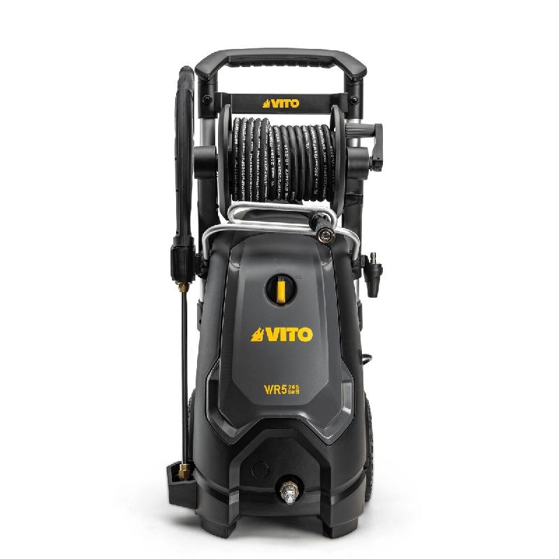 Nettoyeur Haute Pression 265Bar 3000W Moteur Induction 8.5L/min 6Buses Dévidoir Nettoyage Voiture Terrasse Saleté incrustée VITO - noir 5604612774318_0