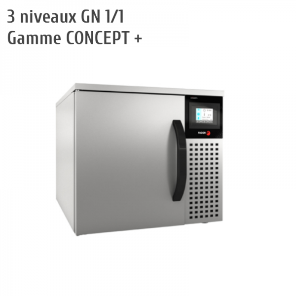 Petite cellule de refroidissement et surgélation FAGOR ATM-031 CD - 3 niveaux - Série Concept+_0