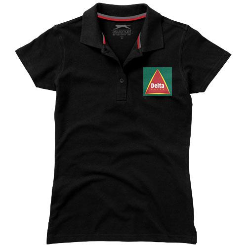 Polo manches courtes femme Advantage - 100% coton - 160 g/m² - Col côte en tricot plat_0