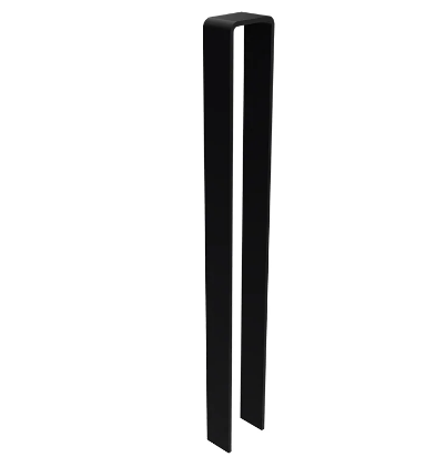Potelet de sécurité / support vélo - Acier anticorrosion poudré anti-UV - L14 x P8 x H110 cm - Hooper_0