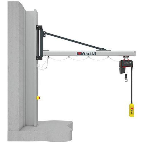 POTENCE LÉGÈRE ALU MURALE F=80KG PORTÉE = 29M – VETTER - VETTER KRANTECHNIK