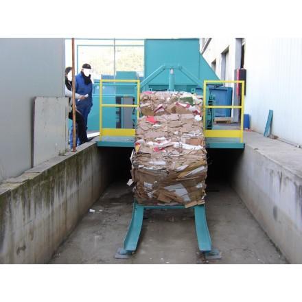 Presse à balles SEREMAT - double coffre pour déchets secs et compressibles : papiers, cartons, cagettes, bidons_0