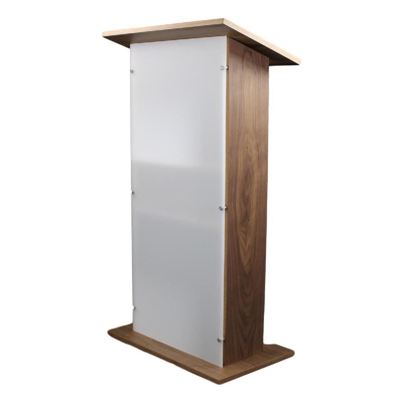 Pupitre bois/acrylique Louvre - transparent - Bravour® avec design luxueux et interchangeable_0
