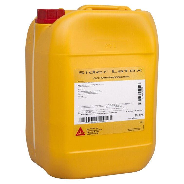 Résine d'accrochage pour mortier et béton Sider Latex Blanc - Contenances : 5 L_0