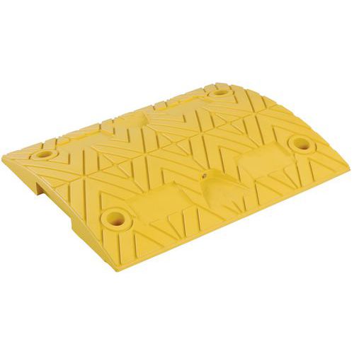 RALENTISSEUR PIÈCE CENTRALE JAUNE 500X420X50 MM - CRASH STOP
