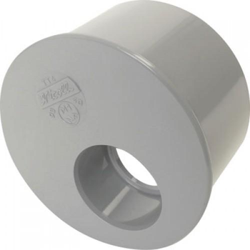 RÉDUCTION PVC INCORPORÉE MÂLE / FEMELLE Ø 100 RÉDUIT Ø 40 - T4 NICOLL