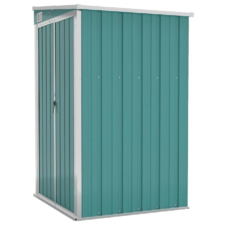 Remise de jardin murale Vert 118x100x178 cm Acier galvanisé Modèle AbriConfort 20 - 316217_0