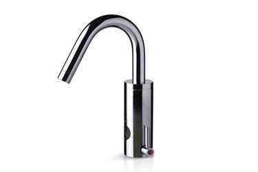ROBINET INFRAROUGE ARCOMIX PLUS 155 BT AVEC COL DE CYGNE FIXE - 155 MM