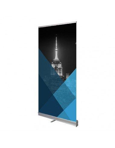 Roll up Chrome 100x200cm - Référence PE-CRT-100 - Enrouleur stable et robuste_0